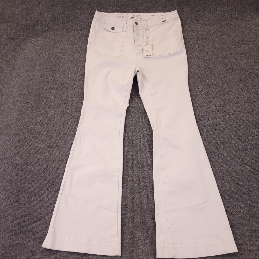 Judy Blue High Waist Flare Fit Jeans 15|32 (34x32 Actual Sz) Stretch NEW JB88215 - Picture 1 of 14